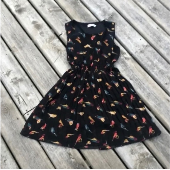 Anthropologie, Shikha London Bird Print Dress - Picture 1 of 6
